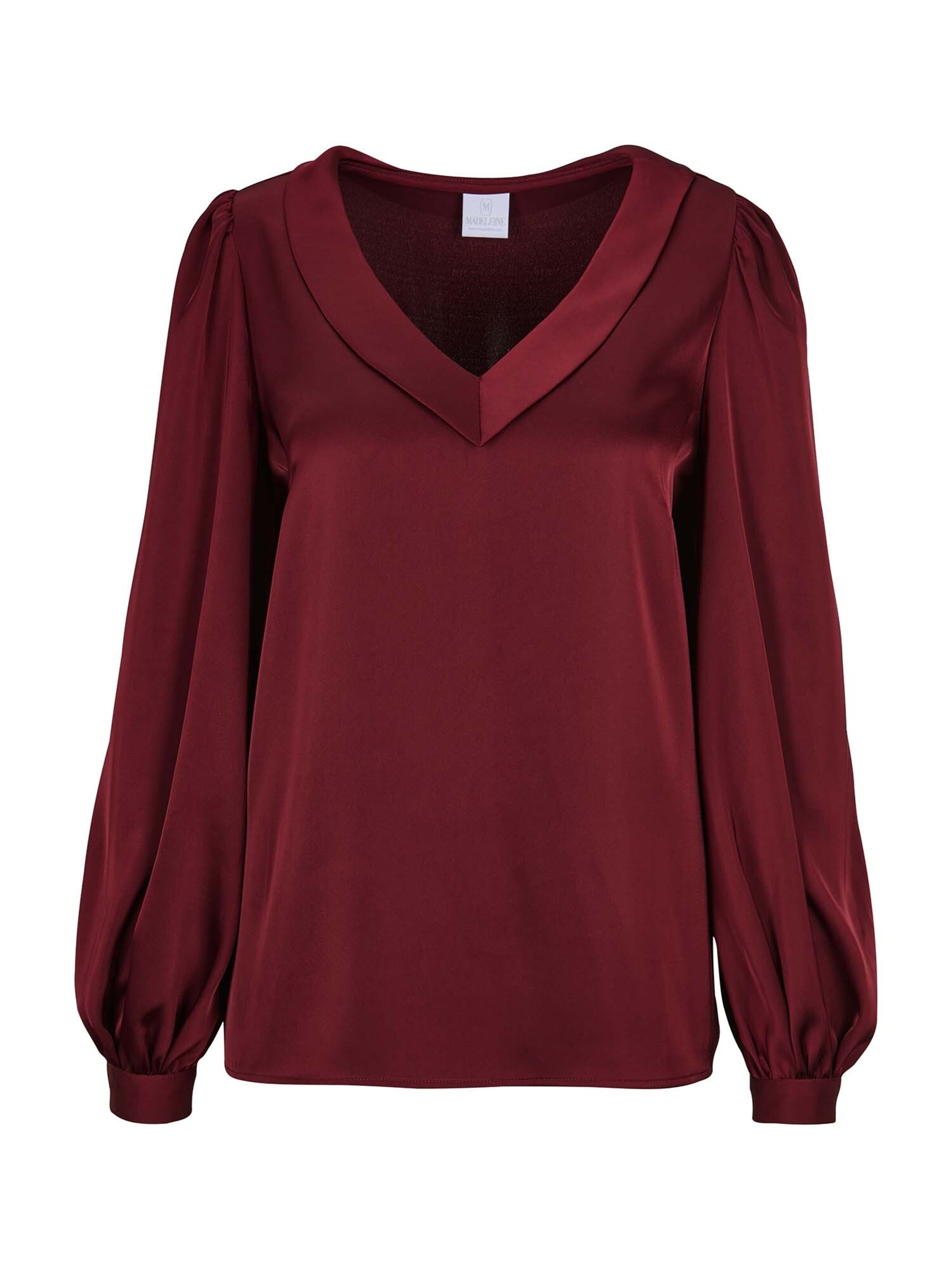 MADELEINE Blouse in Rood: voorkant