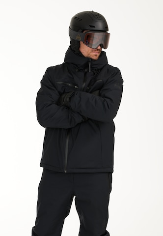 SOS Performance Jacket 'Valley' in Black: front