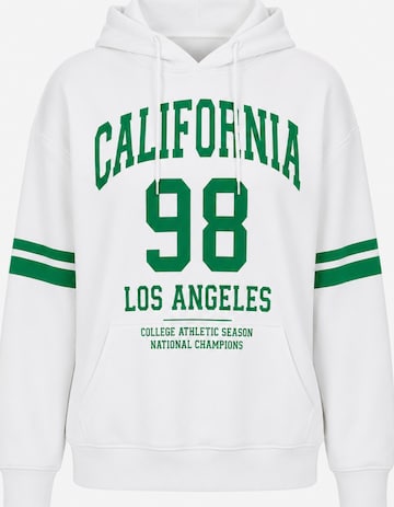 Worldclassca Oversized Sweater 'California 98' in White: front