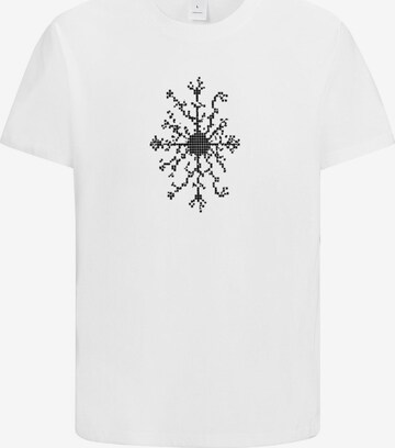 HUSKSWARE Shirt in Weiß: Vorderseite