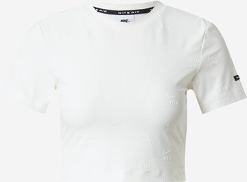 Nike Sportswear Shirt in Beige: front