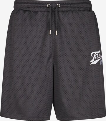 FUBU Regular Broek in Zwart: voorkant