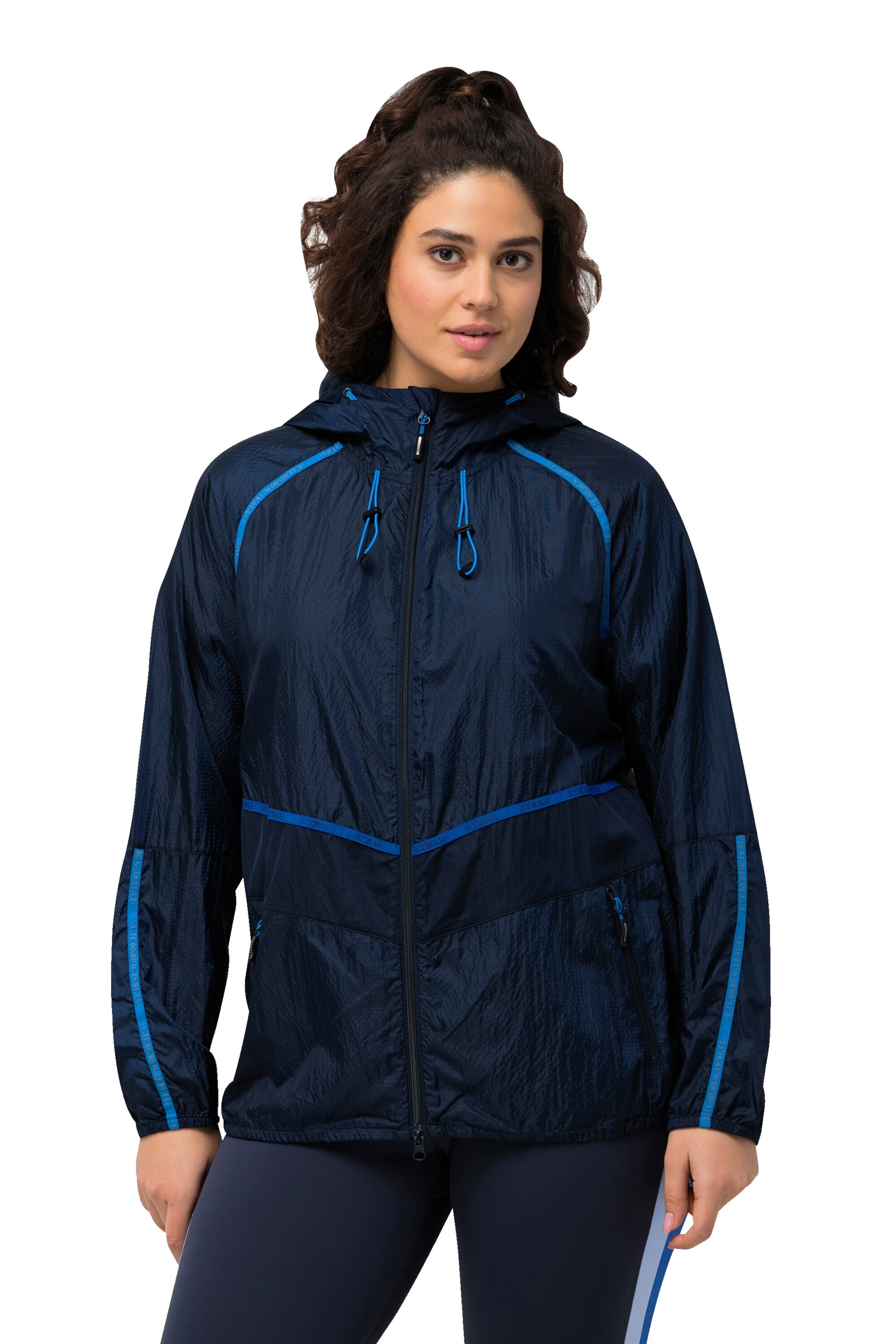 Ulla Popken Performance Jacket in Blue: front