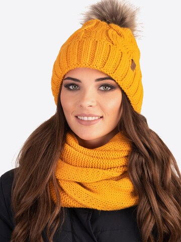 Écharpe tube '7103' Vivisence en jaune