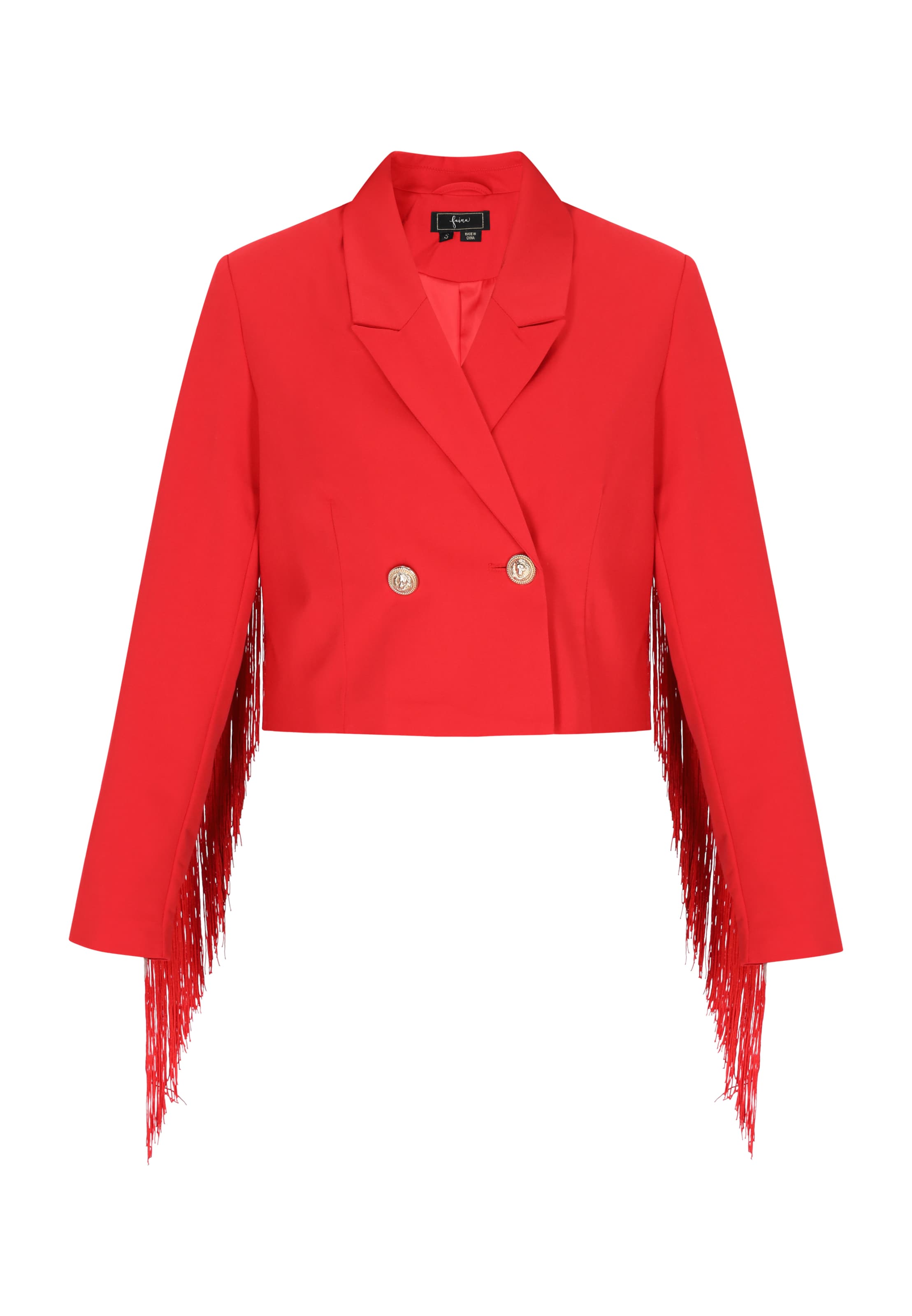 faina - Blazer em vermelho: frente