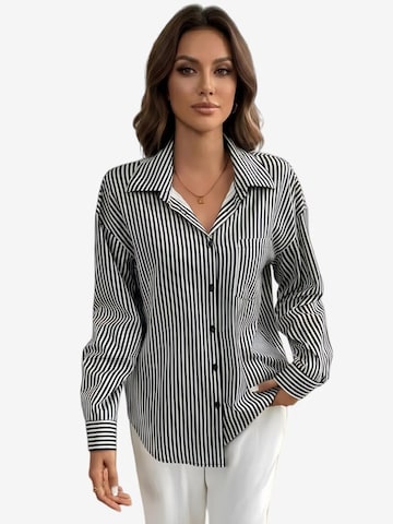Yesfashion Bluzka w kolorze czarny: przód