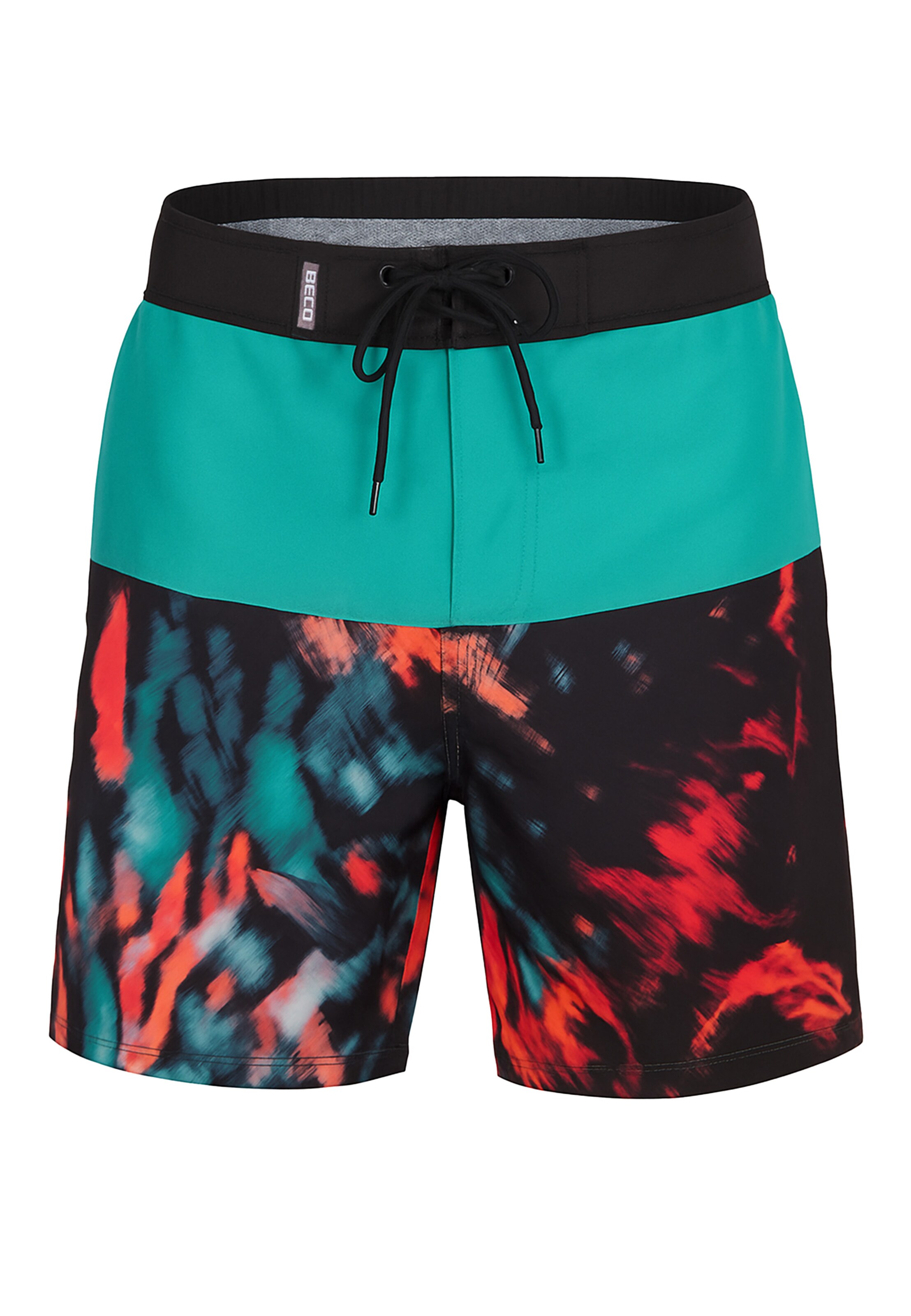 BECO the world of aquasports Swimming shorts 'Feathers' in Green: front