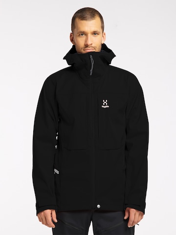 Haglöfs Outdoor jacket 'Touring Infinium' in Black: front