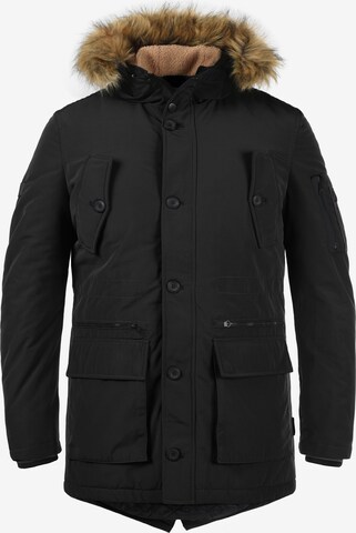 INDICODE JEANS Parka 'Ruffy' in Schwarz: predná strana