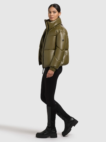 khujo Winter Jacket 'Khalia' in Green