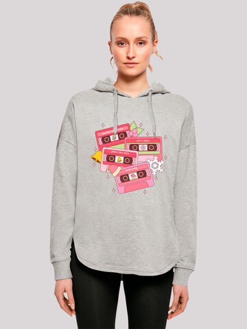 F4NT4STIC Sweatshirt in Grey: front