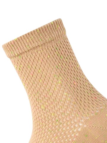 BURLINGTON Socks 'Neon Splash' in Orange