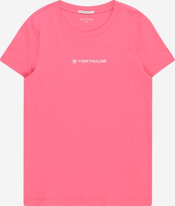 Maglietta di TOM TAILOR in rosa: frontale
