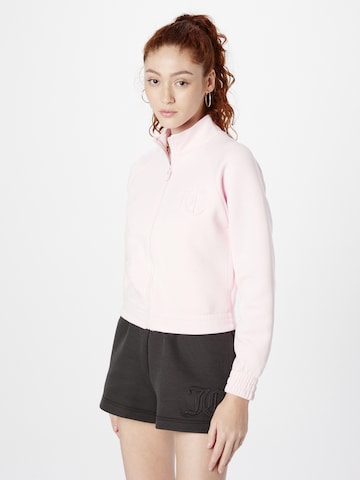 Juicy Couture Sport Sportovní mikina 'TANYA' – pink: přední strana