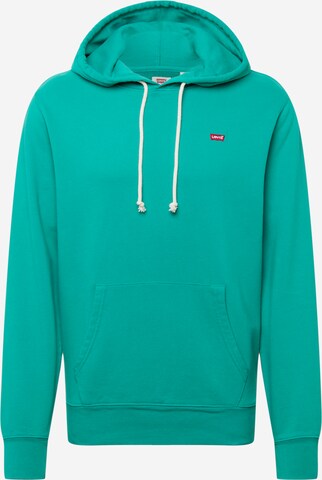 LEVI'S ® Sweatshirt 'Original Housemark Hoodie' i grøn: forside