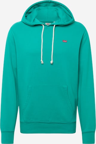 LEVI'S ®Sweater majica 'Original Housemark Hoodie' - zelena boja: prednji dio