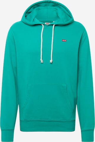 Bluză de molton 'Original Housemark Hoodie' de la LEVI'S ® pe verde: față