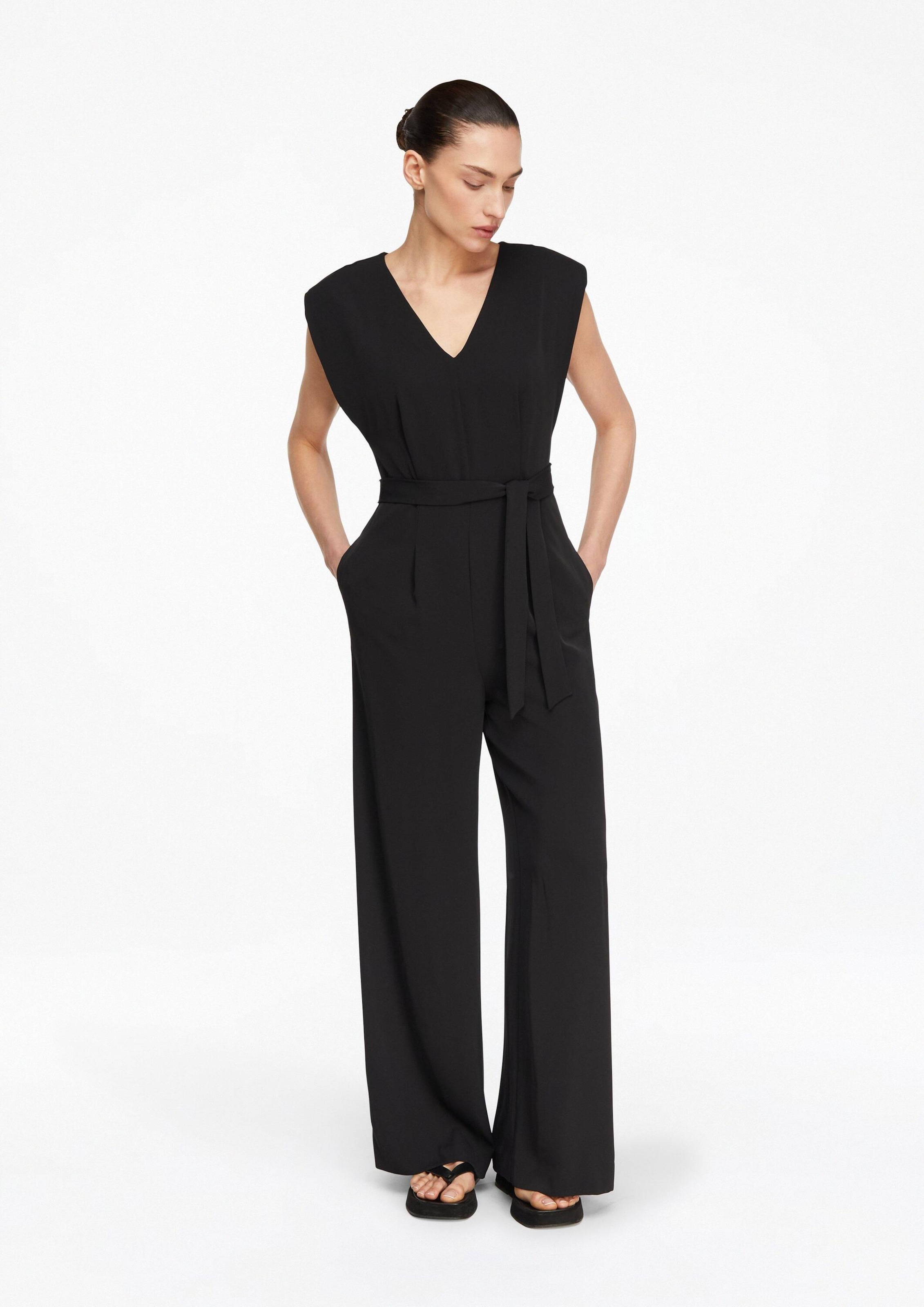 Combinaison COMMA en noir : devant