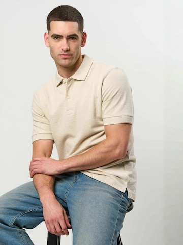 KAPPA - Regular Fit Camisa ' KMLogo ' em bege