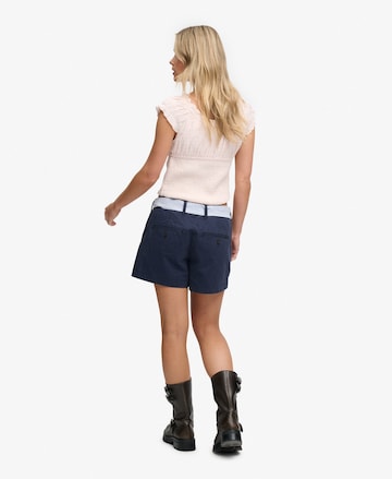 Loosefit Pantalon chino Superdry & Co en bleu