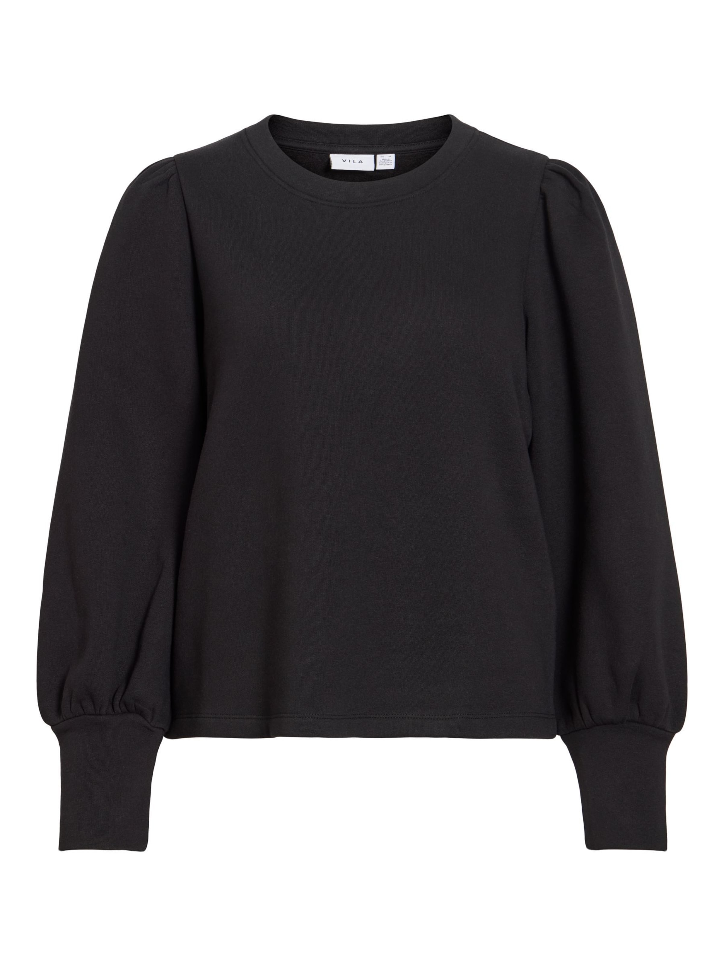 Sweat-shirt 'VIVERA' VILA en noir : devant