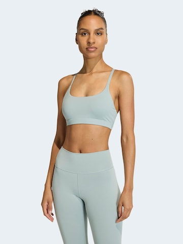 ADIDAS PERFORMANCE Bustier Sport bh 'ALL ME' in Blauw: voorkant