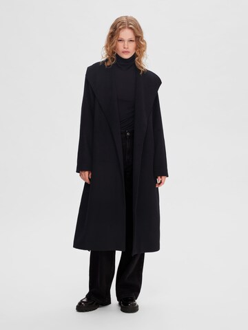 SELECTED FEMME Between-seasons coat 'Rosa' in Black