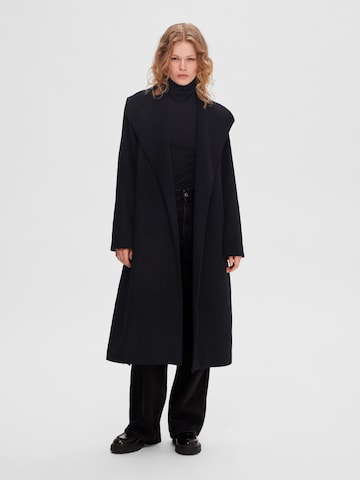 SELECTED FEMME Ανοιξιάτικο και φθινοπωρινό παλτό 'Rosa' σε μαύρο