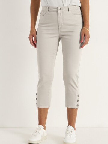Coupe slim Jean Cellbes of Sweden en beige : devant