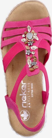 Rieker Sandal i rosa