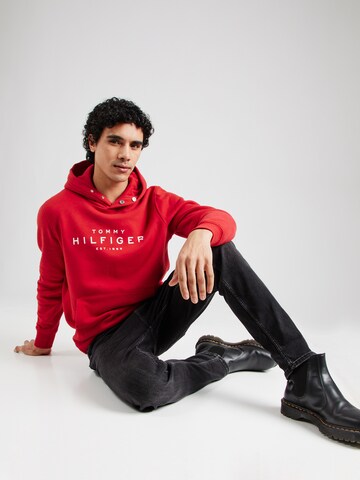 TOMMY HILFIGER Μπλούζα φούτερ σε κόκκινο
