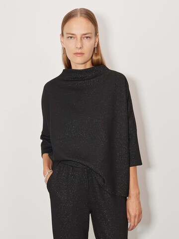Someday Sweatshirt 'Ushiny' in Schwarz: Vorderseite