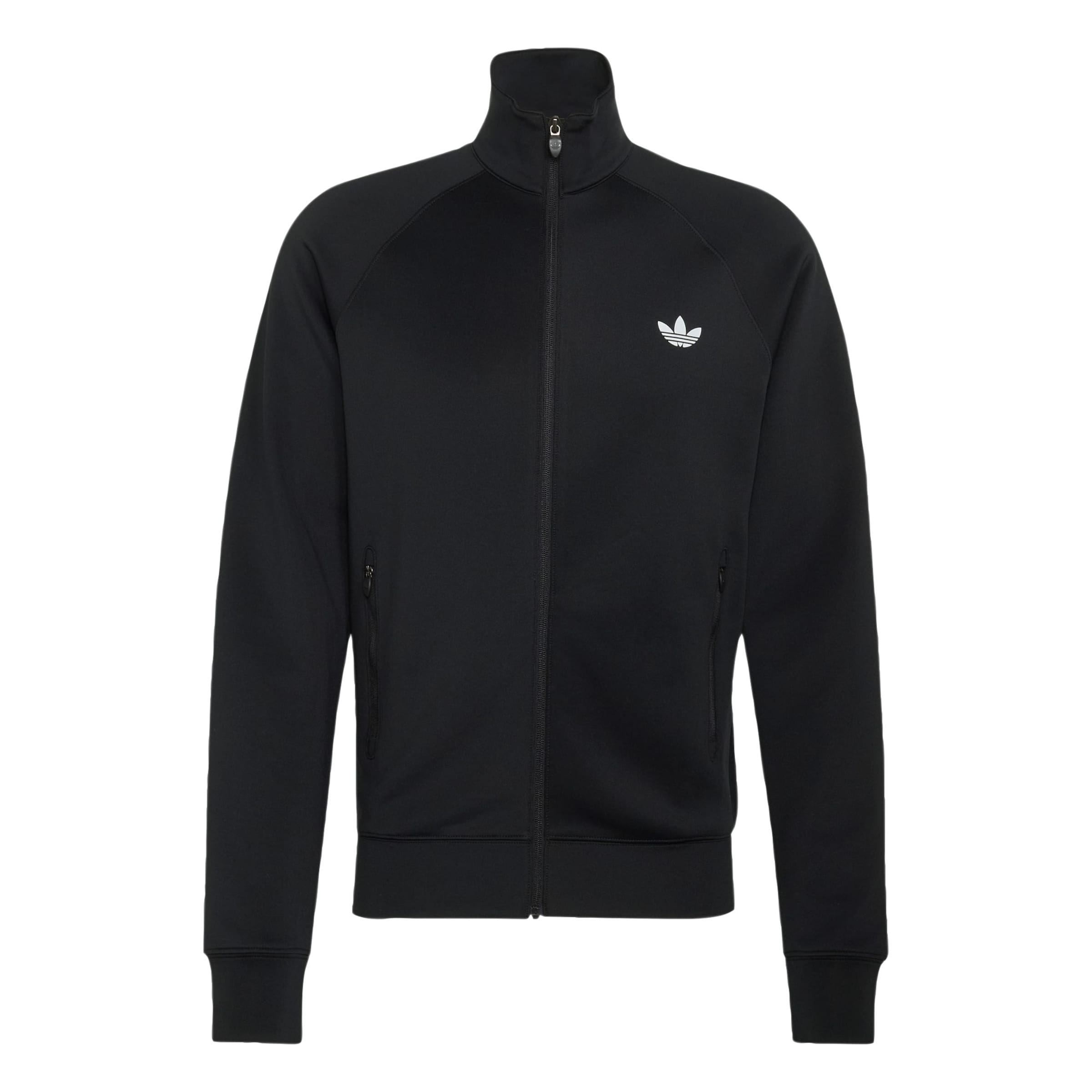 ADIDAS ORIGINALS Zip-Up Hoodie 'Trefoil Essentials' in XS in Black, Item view