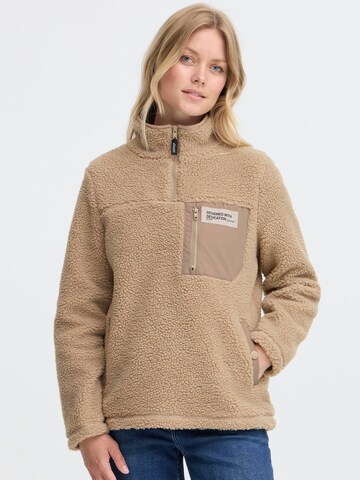 Veste mi-saison 'Abby' Oxmo en beige : devant