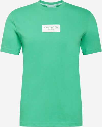 Calvin Klein T-Shirt in jade / weiß, Produktansicht