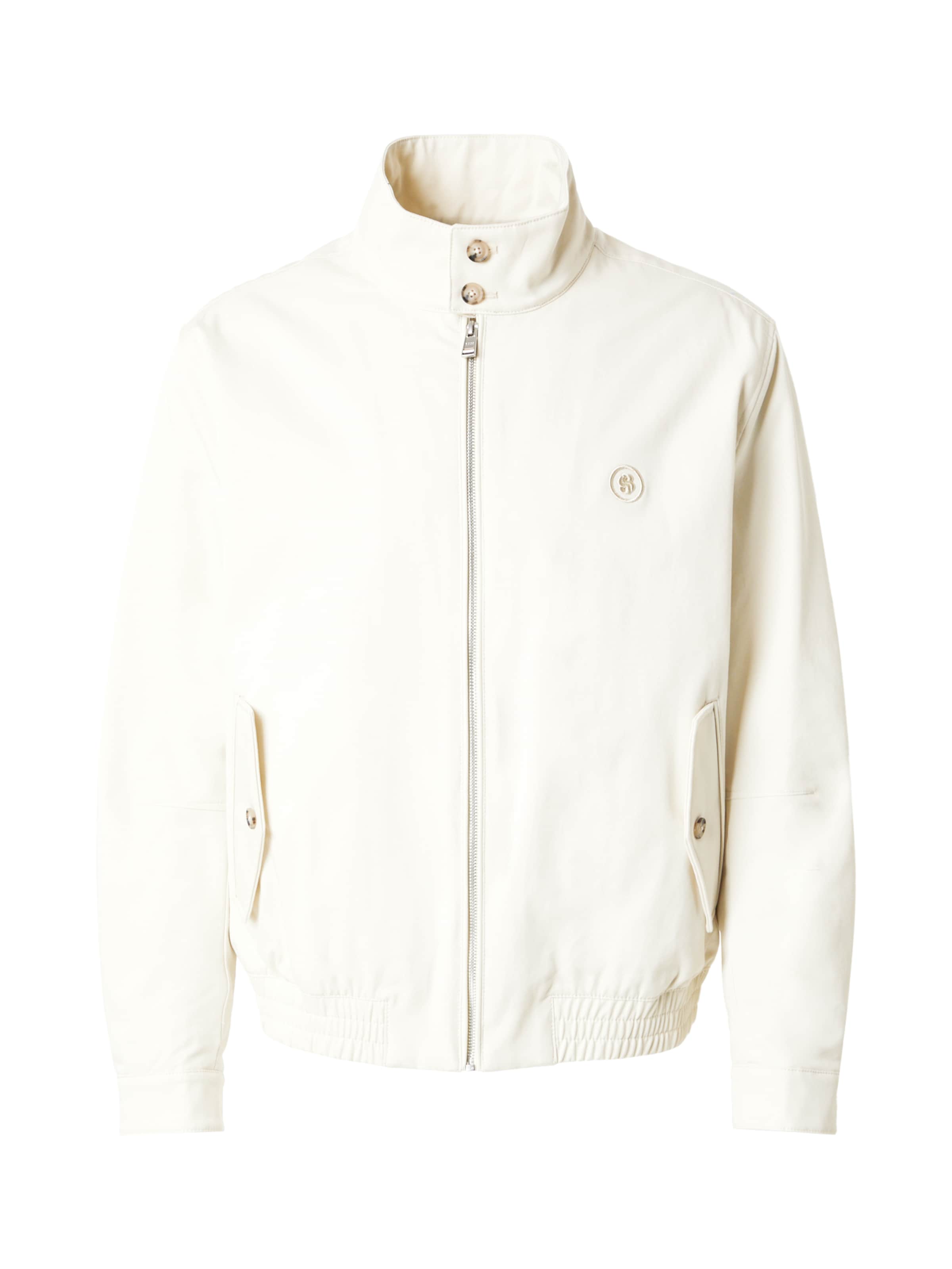 BOSS Starpsezonu jaka 'H-Coiner-253', krāsa - vilnbalts, Preces skats