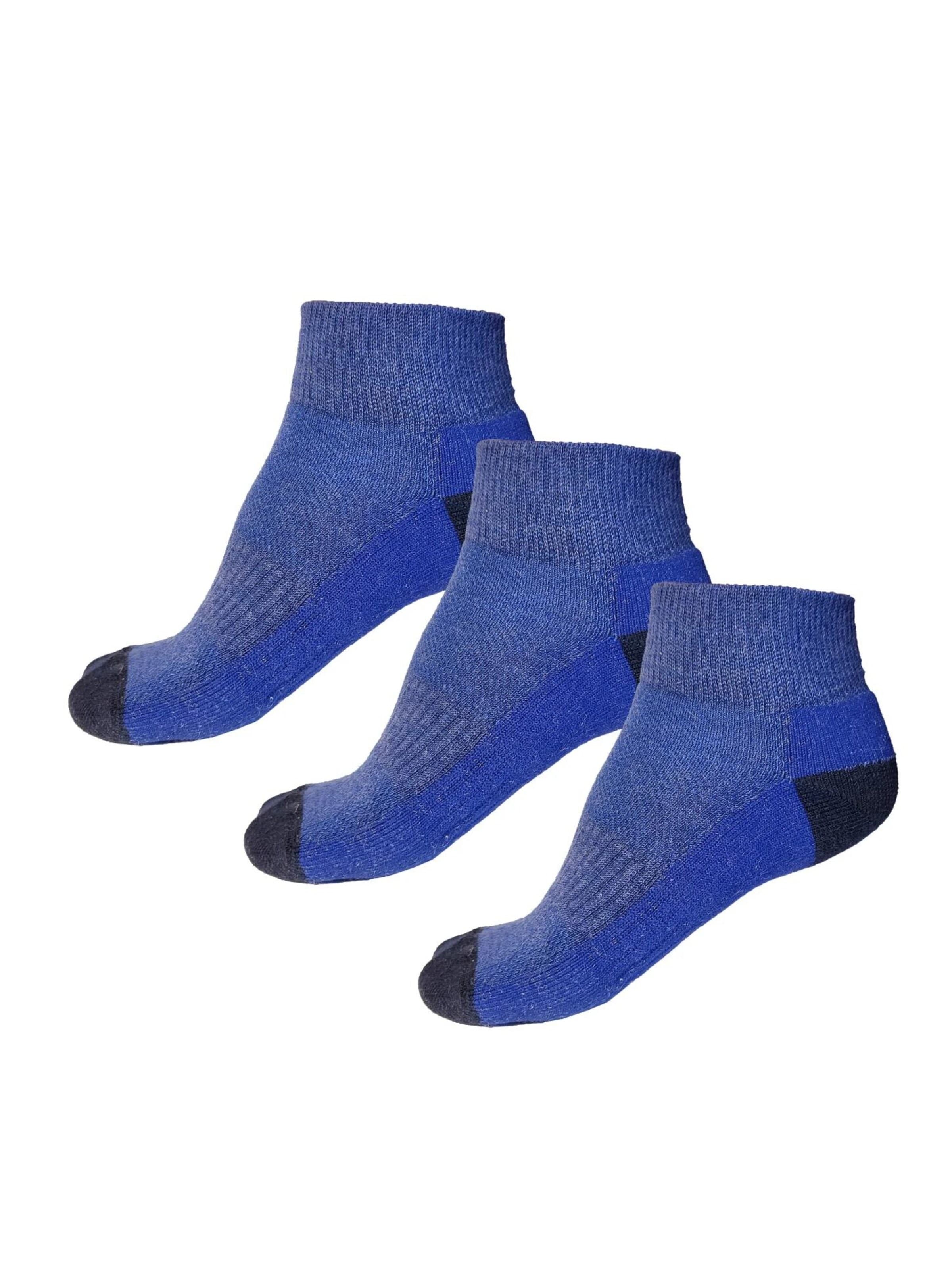 Posh Gear - Calcetines 'Corto' en azul: frente