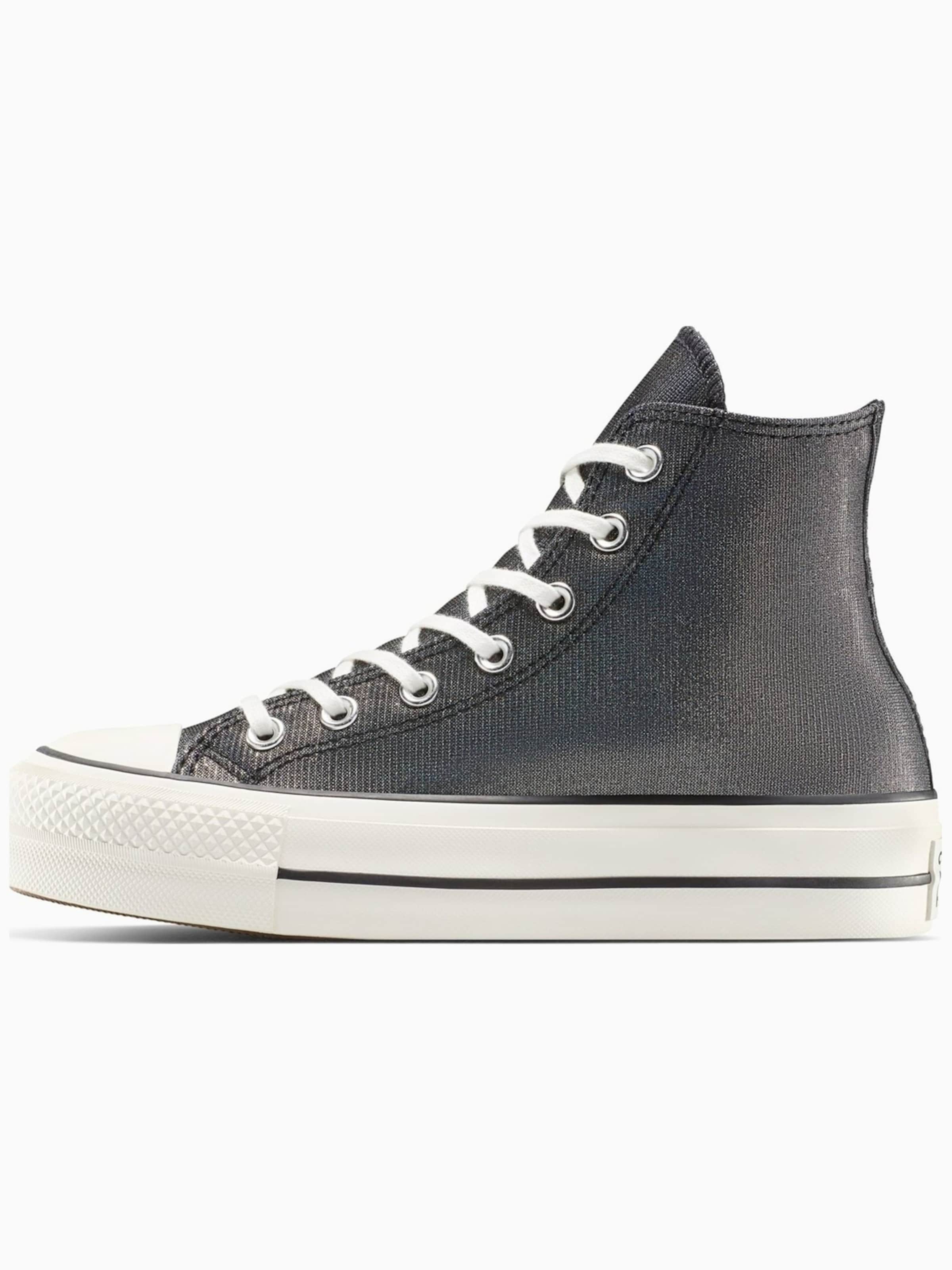 Sneaker alta 'Converse Chuck Taylor All Star Lift Platform Sparkle' di CONVERSE in grigio