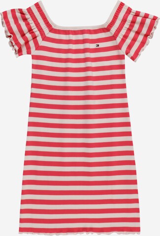 TOMMY HILFIGER Jurk in Roze: voorkant