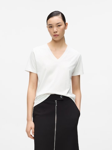 Karl Lagerfeld - Camiseta en blanco: frente