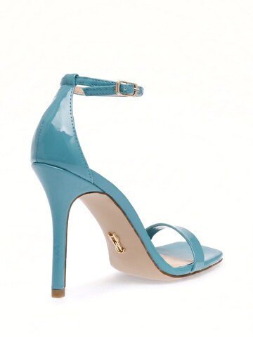Sandalo con cinturino 'UPHILL TEAL PAT RECYCLED PATENT PU' di STEVE MADDEN in verde