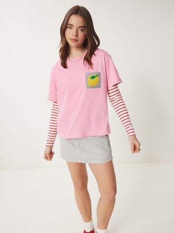 Happiness İstanbul Μπλουζάκι σε ροζ