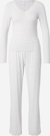 HunkemöllerPidžama - siva boja: prednji dio