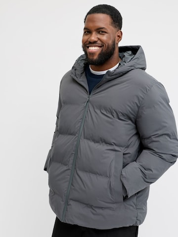 Jack & Jones Plus Jacke in Grau