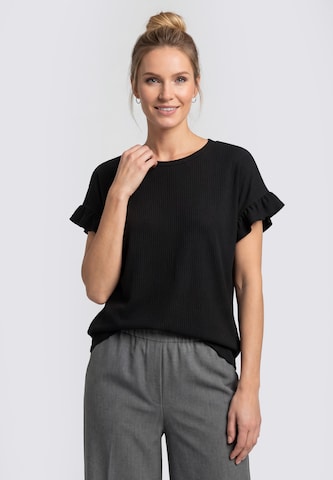 usha WHITE LABEL T-Shirt in Schwarz: Vorderseite