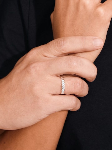 Pilgrim Ring 'Revan' in Zilver: voorkant