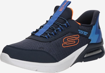 Sneaker 'MICROSPEC MAX - BRISK-STRIPE' de la SKECHERS pe albastru: față