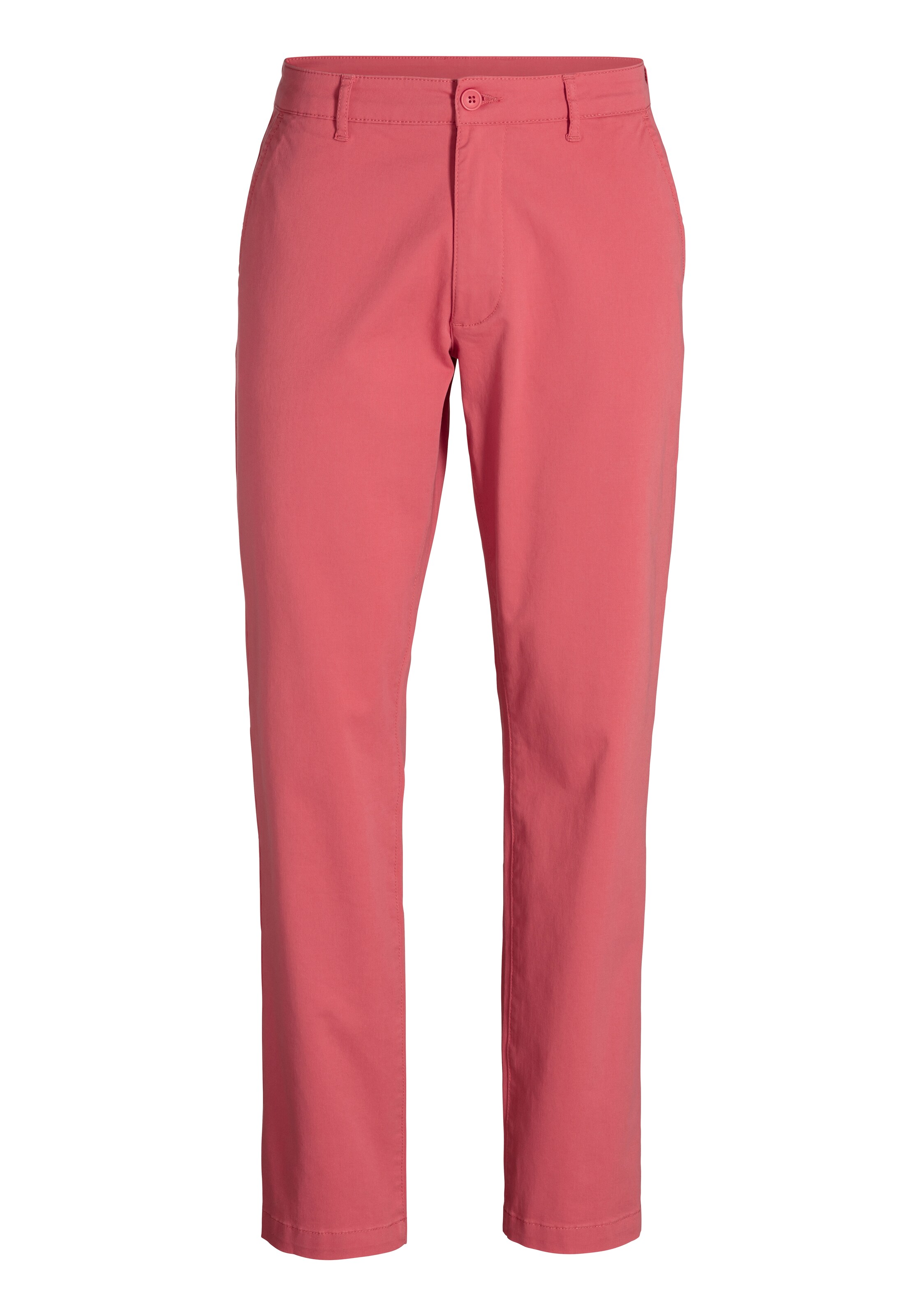 rožinė H.I.S „Chino“ stiliaus kelnės: priekis