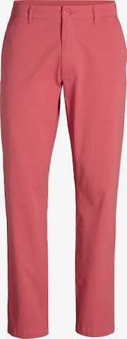 H.I.S Regular Chino Pants in Red: front