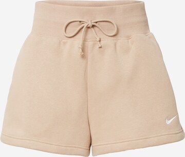 Regular Pantalon Nike Sportswear en beige : devant